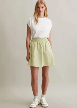 Ausgestellter Rock aus Organic-Cotton-Mix