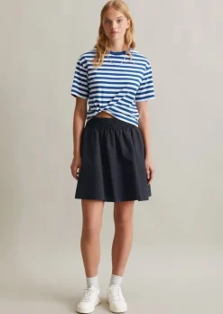 Ausgestellter Rock aus Organic-Cotton-Mix