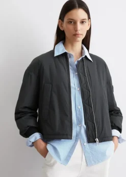 Aviator-Blouson regular aus recycelten Textilien