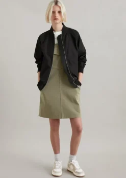 Aviator-Blouson relaxed aus recyceltem Polyester-Twill