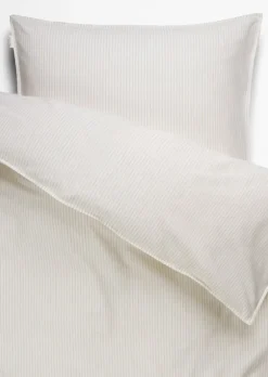 Bettwäsche-Set Model Classic Fine Stripe aus reiner Bio-Baumwolle
