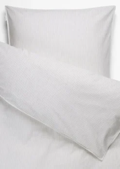 Bettwäsche-Set Model Classic Fine Stripe aus reiner Bio-Baumwolle