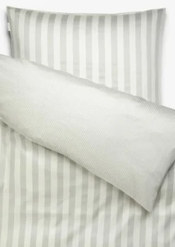 Bettwäsche-Set Model Classic Stripe aus Bio-Baumwoll-Satin