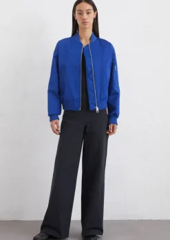 Blouson im Aviator-Stil regular aus recyceltem Polyester-Twill