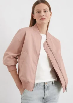 Blouson im Aviator-Stil regular aus recyceltem Polyester-Twill