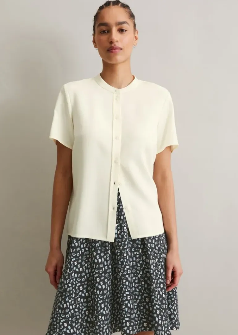Bluse regular aus TENCEL™ Lyocell