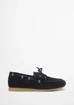 Bootsschuh aus Velours-Rindleder