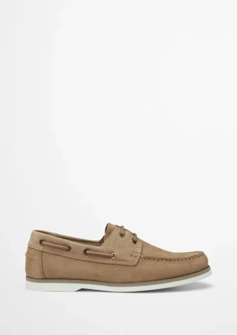 Bootsschuhe aus weichem Rindleder