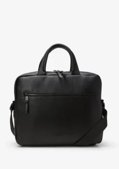 Business-Bag medium aus einer Lederalternative aus recyceltem Polyester