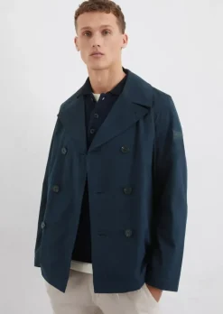 Cabanjacke aus wasserabweisendem Materialmix