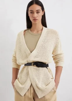 Cardigan loose aus Organic Cotton-Mix