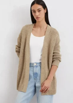 Cardigan loose aus Organic Cotton-Mix