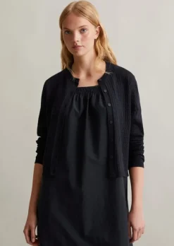 Cardigan regular aus softem Baumwollgarn