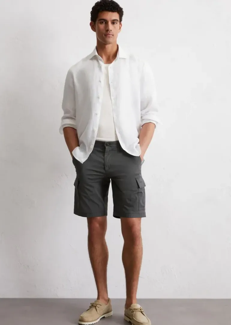 Cargoshorts Model Reso regular aus leichtem Bio-Baumwoll-Twill