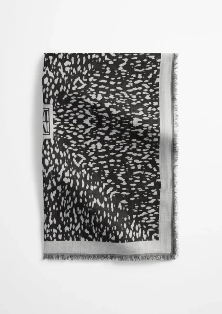 Carré-Tuch aus Organic-Cotton-Jacquard