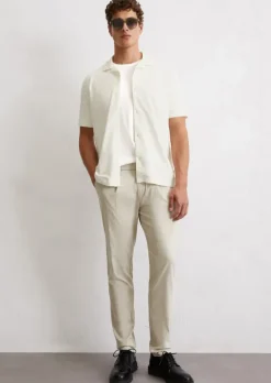 Chino Model Morot Jogger Pleats aus Bio-Baumwoll-Mix