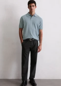 Chino Model Osby Jogger aus Baumwoll-Leinen-Mix