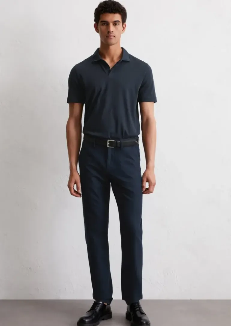 Chino Model Osby Jogger aus Baumwoll-Leinen-Mix