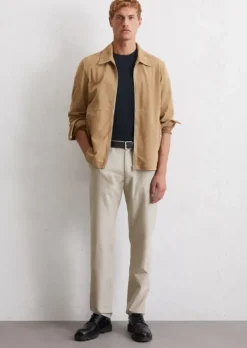 Chino Model Osby Jogger aus Baumwoll-Leinen-Mix