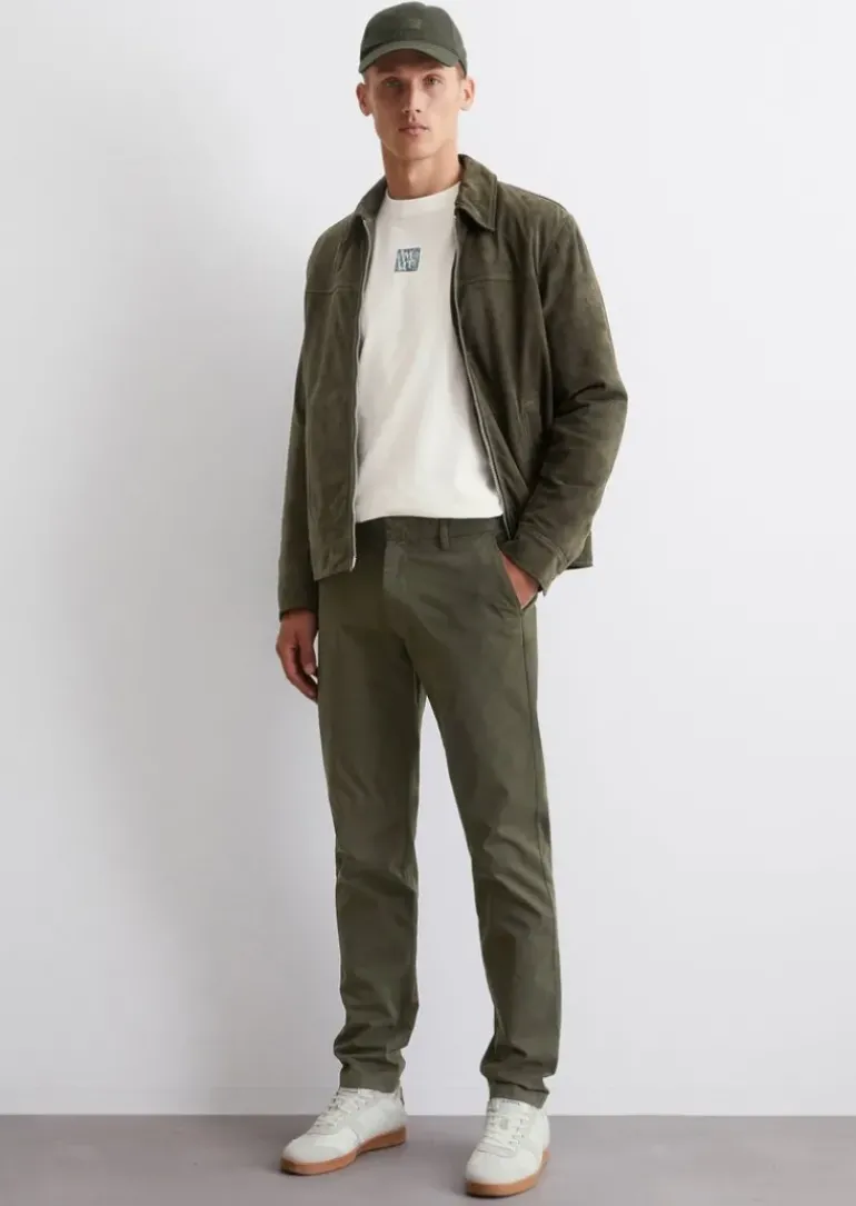 Chino Model Osby tapered aus Bio-Baumwolle-Mix