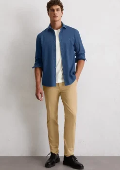 Chino Model Osby tapered aus Bio-Baumwolle-Mix