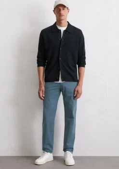 Chino Model Osby tapered aus Bio-Baumwolle-Mix