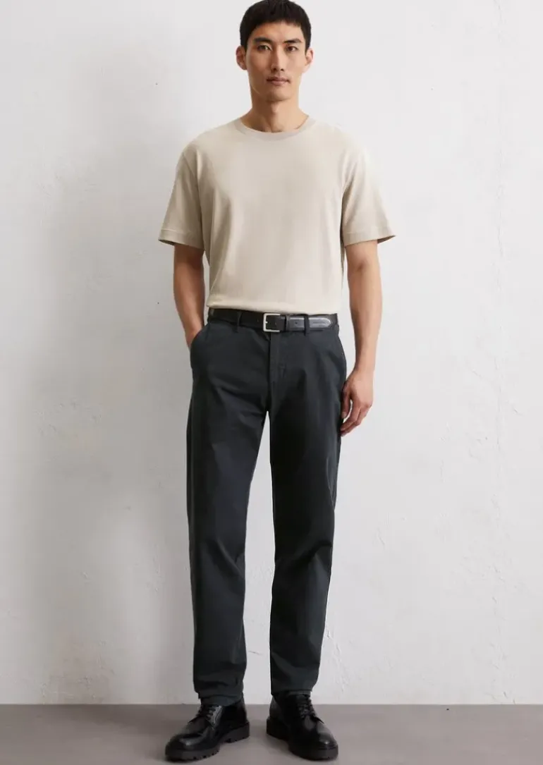 Chino Model Osby tapered aus Bio-Baumwolle-Mix