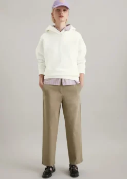 Chino relaxed cropped aus Organic Cotton-Twill