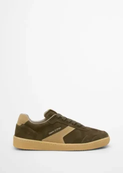 Court-Sneaker aus softem Veloursleder