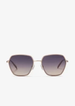 Damen-Sonnenbrille aus leichtem Metall