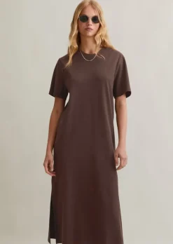 DfC Jerseykleid relaxed aus gerippter Bio-Baumwolle