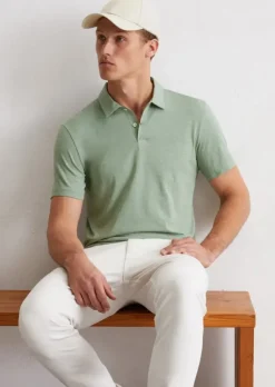 DfC Poloshirt Jersey shaped in softer Slub-Jersey-Qualität