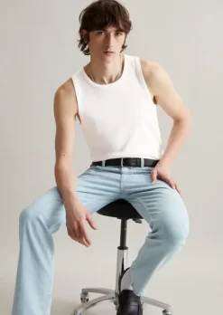 DfC Ripp-Tanktop slim aus Bio-Baumwoll-Mix