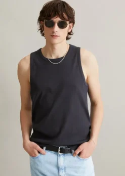 DfC Ripp-Tanktop slim aus Bio-Baumwoll-Mix
