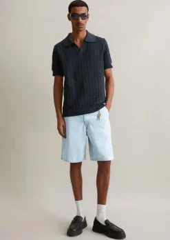 DfC Strick-Poloshirt regular aus reiner Bio-Baumwolle