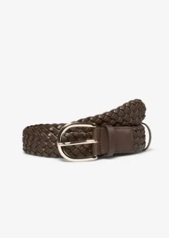 Flechtgürtel aus geschmeidigem Rindleder
