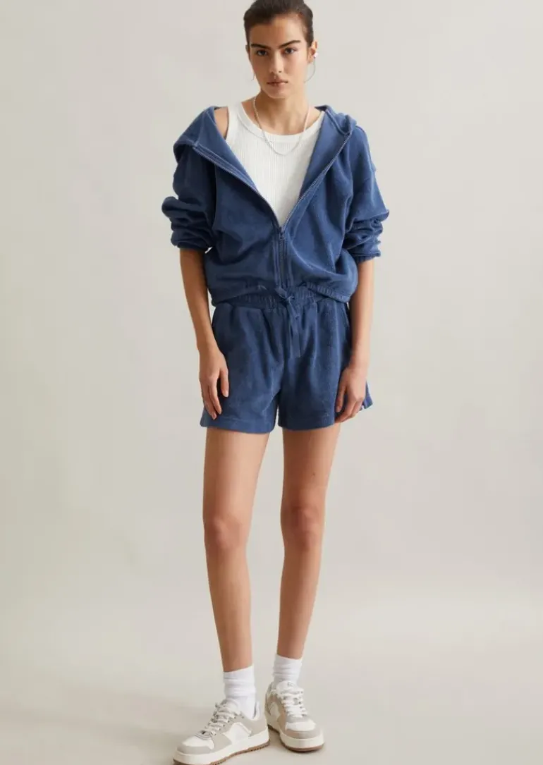 Frottee-Jacke relaxed aus Organic Cotton