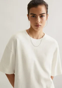 Frottee-T-Shirt relaxed aus reiner Bio-Baumwolle