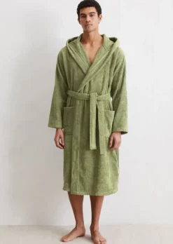 Herren-Bademantel Model Timeless mit Kapuze