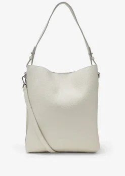 Hobo Bag medium aus genarbtem Rindleder