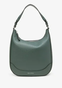 Hobo Bag medium aus genarbtem Rindleder