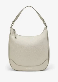 Hobo Bag medium aus genarbtem Rindleder