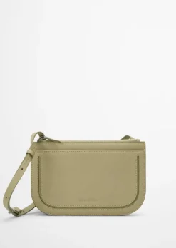 2in1 Crossbody Bag aus fein genarbtem Rindleder