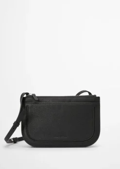 2in1 Crossbody Bag aus fein genarbtem Rindleder