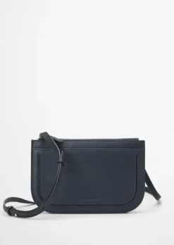 2in1 Crossbody Bag aus fein genarbtem Rindleder