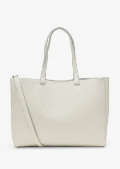 3-in-1 Shopper medium aus genarbtem Rindleder