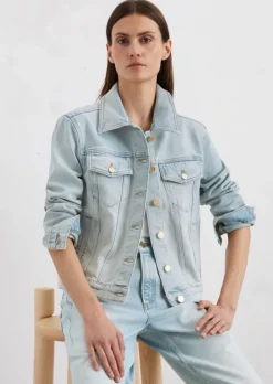 Jeansjacke regular aus Baumwolle-Lyocell-Stretch