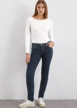 Jeans Model Alby slim aus stretchigem Bio-Baumwolle-Mix
