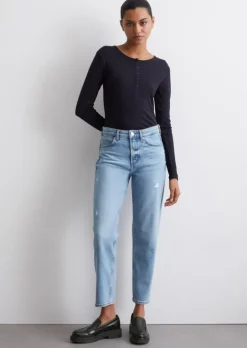 Jeans Model Hetta relaxed cropped mit CIRCULOSE®