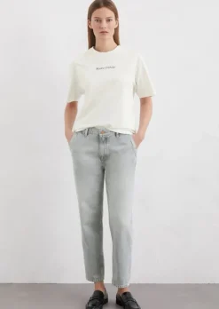 Jeans Model Iva boyfriend cropped aus Non-Stretch-Rigid-Denim